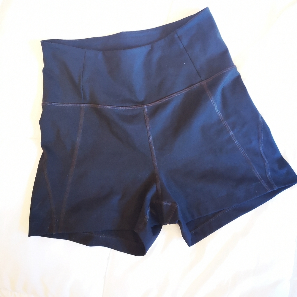 Girlfriend collective run shorts in Black